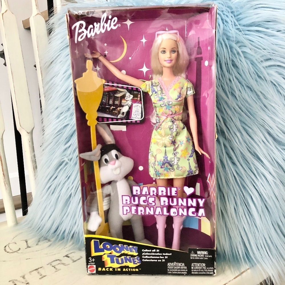 Barbie, Vintage, 2003, Looney Tunes,‎ Bugs Bunny, Barbie, New In Box